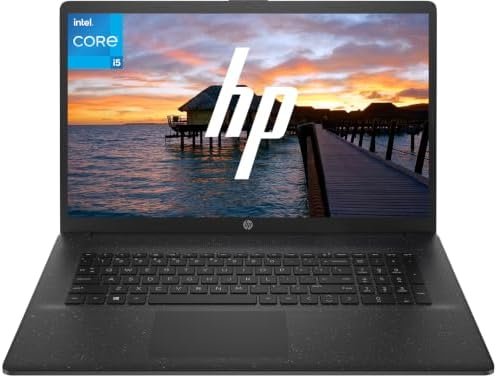 HP 17.3″ Laptop Computer, Windows 11 Home, 16GB RAM 512GB SSD, Intel Core i5-1334U (10-Core) Processor, HD+ 1600 x 900 LED Display, Numeric Keypad, Camera Privacy Shutter, HDMI, Jet Black