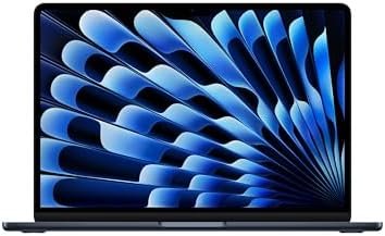 Apple 2026 MacBook Air 13-inch Laptop with M5 chip: Built for AI, 13.6-inch Liquid Retina Display, 16GB Unified Memory, 512GB SSD, 12MP Center Stage Camera, Touch ID, Wi-Fi 7; Midnight